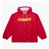Kansas City Chiefs Coaches Red Windbreaker Hooded Jacket.webp