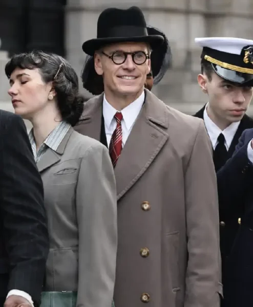 Kennedy Michael Fassbender Coat For Men