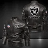 Las Vegas Raiders Black Leather Jacket.webp