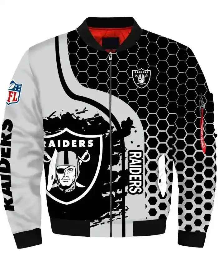 Las Vegas Raiders Bomber Jacket 5.webp