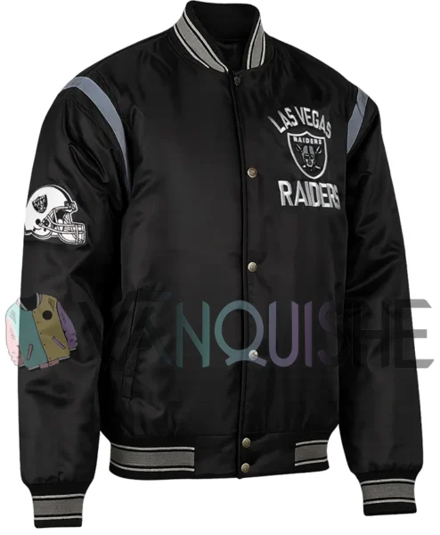 Las Vegas Raiders Tailback Varsity Jacket right.webp