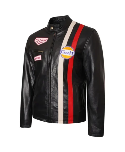 Le Mans Steve McQueen Black Leather Jacket.webp