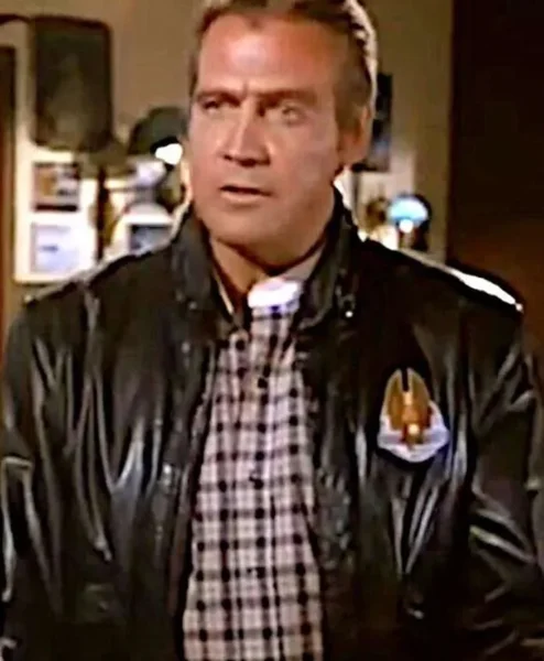 Lee Majors The Fall Guy Stuntman Association Leather Jacket
