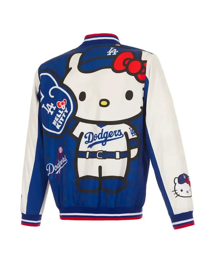 Los Angeles Dodgers x Hello Kitty Bomber Jacket For Sale.webp