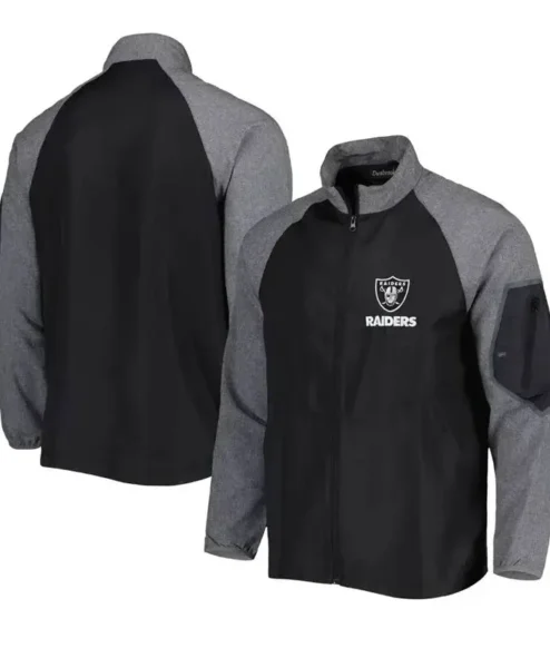 Mae Lind Las Vegas Raiders Windbreaker Full Zip Jacket.webp