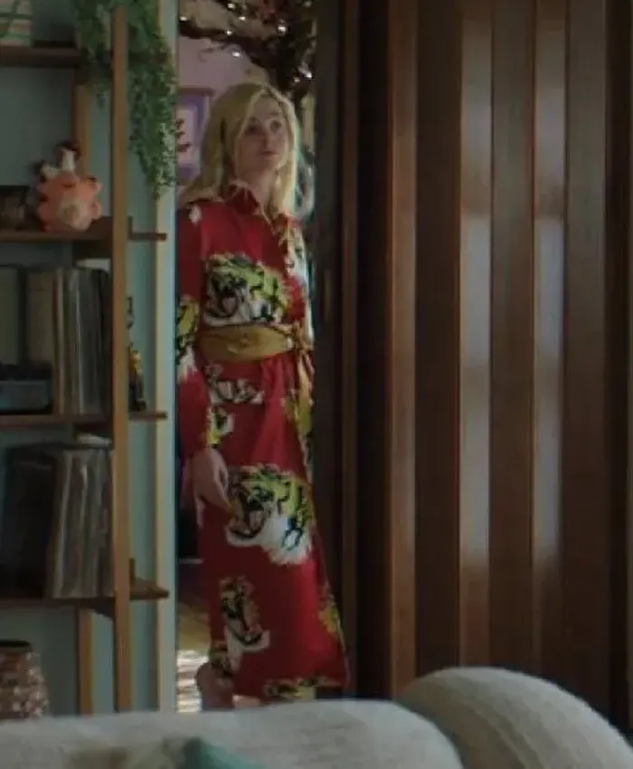 Margos Got Money Troubles Elle Fanning Tiger Robe Right