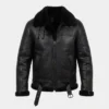 Mateo RAF Aviator SF Black Bomber Jacket