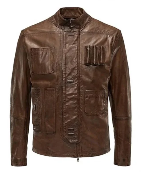 Men’s Retro Distressed Brown Jacket