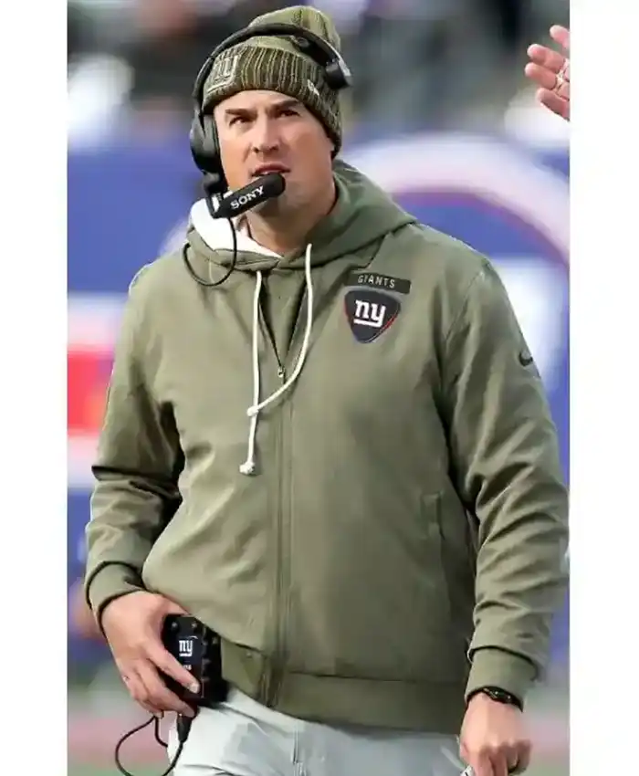 Mike Kafka Giants Salute To Service Jacket For Sale.webp