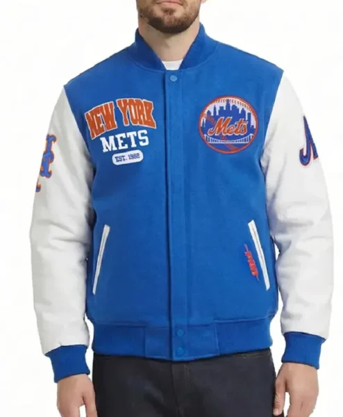 New York Mets City Arch Varsity Jacket