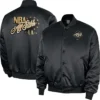 Nike NBA All Star 2026 Black Satin Jacket