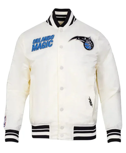 Orlando Magic Varsity White Jacket