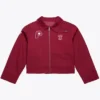 Philadelphia Phillies Cropped Burgundy Mechanic Jacket