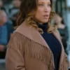 Relationship Goals Robin Thede Brown Fringe Coat.webp
