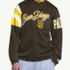 San Diego Padres Heritage Brown Track Jacket