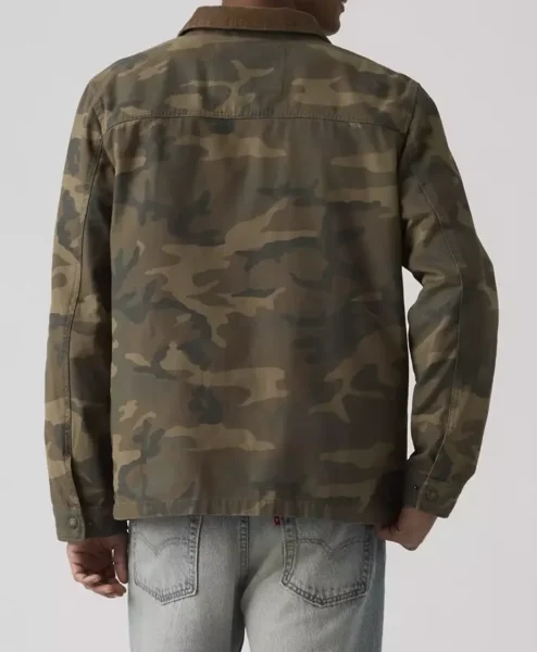 Shop Levis Barn Cotton Chore Jacket Back
