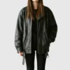 Shop Womens Black 90s Vintage Cafe Racer Jacket