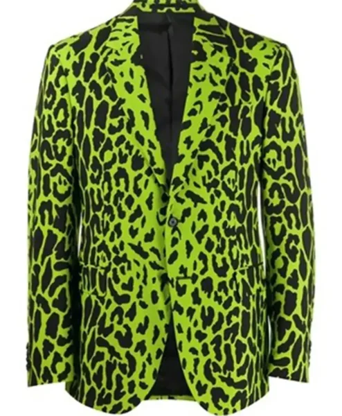 The Beauty S01 Kevin Cahoon Green Leopard Blazer Front.webp