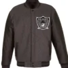 Torrey Pagac Las Vegas Raiders Wool Bomber Jacket.webp
