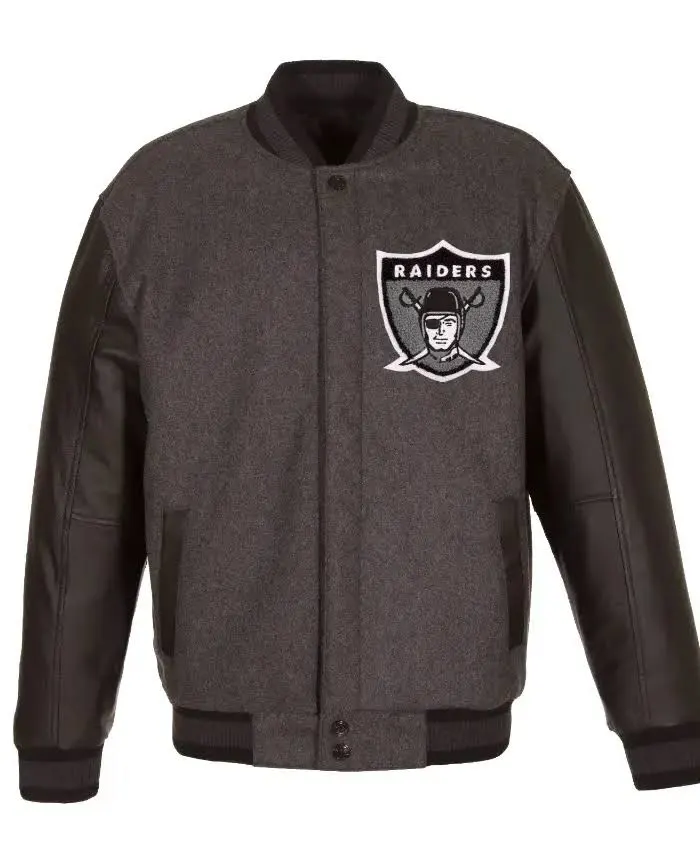 Torrey Pagac Las Vegas Raiders Wool Bomber Jacket.webp
