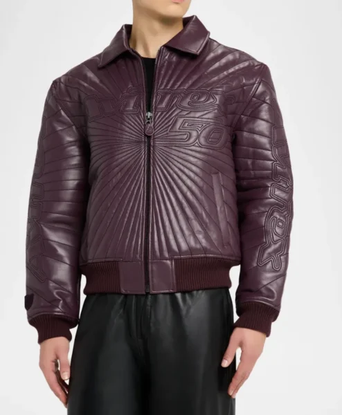 Trapunto Avirex Leather Jacket