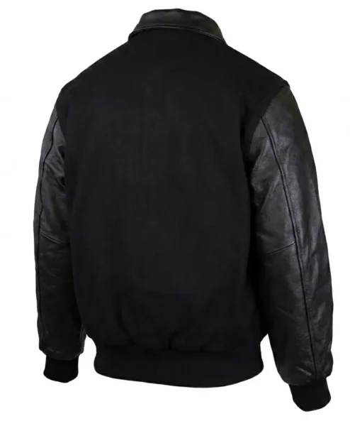 USC Trojans Mens Black SC Interlock Letterman Jacket