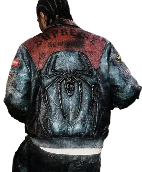 Vintage Spider Man Leather 2026 Jacket