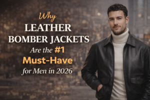 Why Leather Bomber Jackets Are the #1 Must-Have for Men in 2026