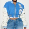 womens los angeles blue 95 cropped varsity jacket main.webp