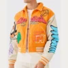 yellow boxy fit graffiti varsity jacket main.webp
