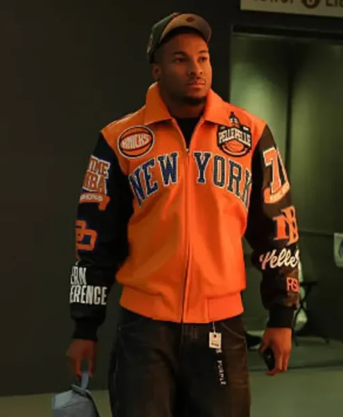 76ers Vs NY Knicks Miles McBride Varsity Jacket