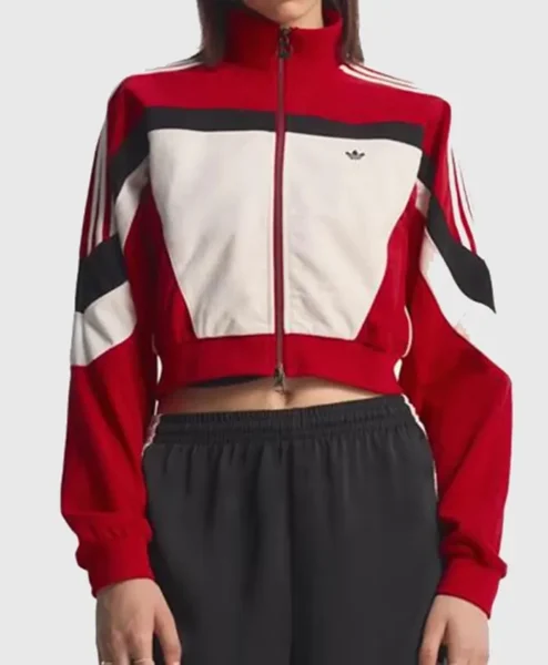 Adidas Blocking Track Jacket Red Front