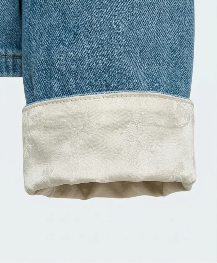 Adidas CNY Exclusive Denim Jacket cuff