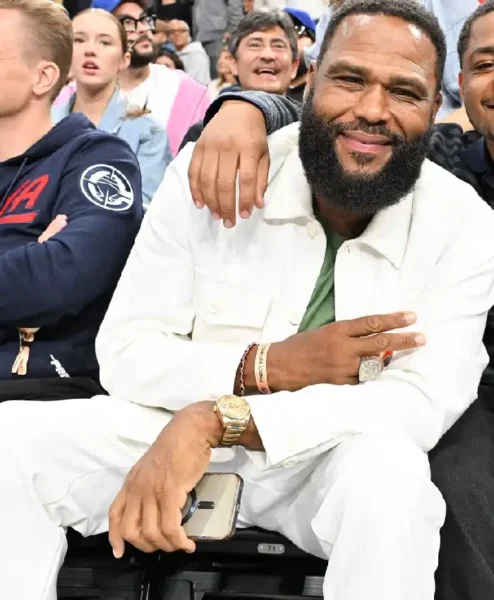 Anthony Anderson Play In Tournament 2026 White Jacket