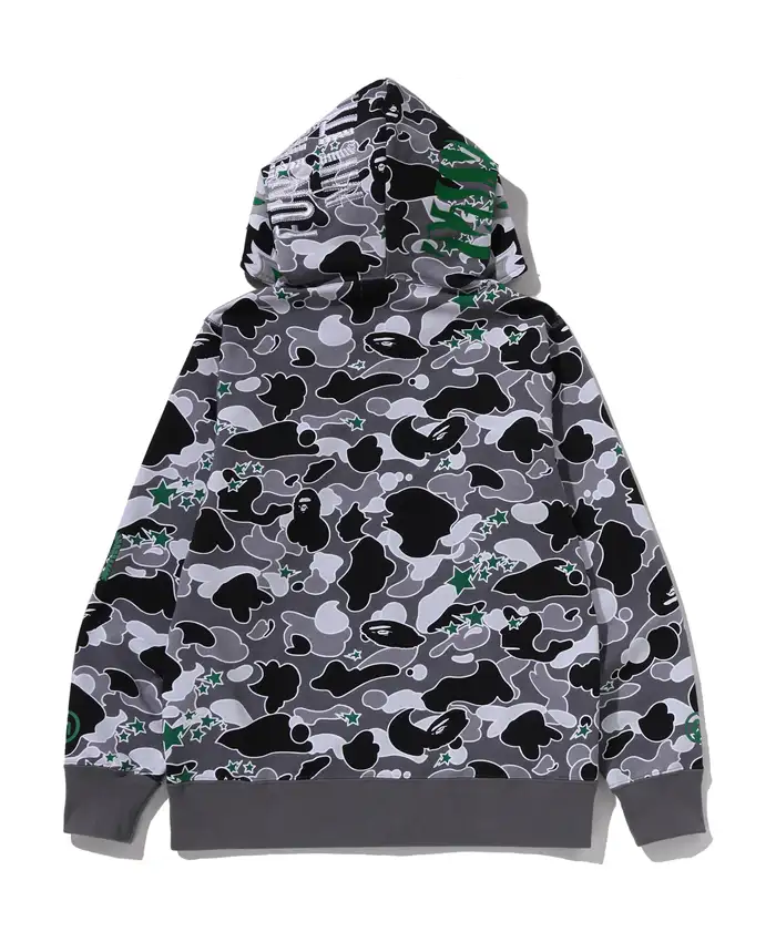 Bape x Hidden Sta Camo Full Zip Tiger Hoodie