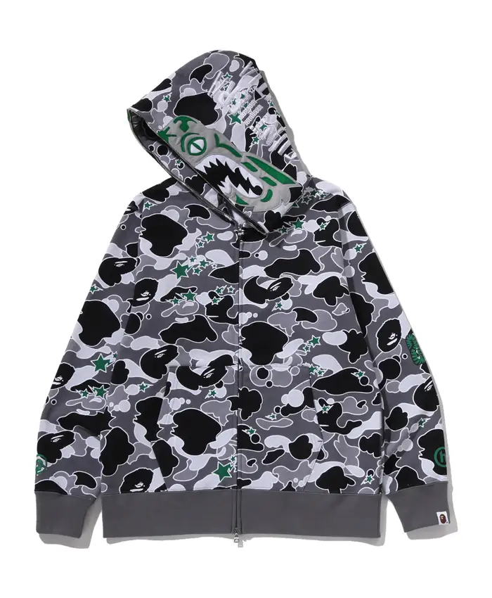 Bape x Hidden Sta Camo Tiger Full Zip Hoodie