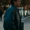 Belmont Cameli Off Campus S01 Green Leather Jacket