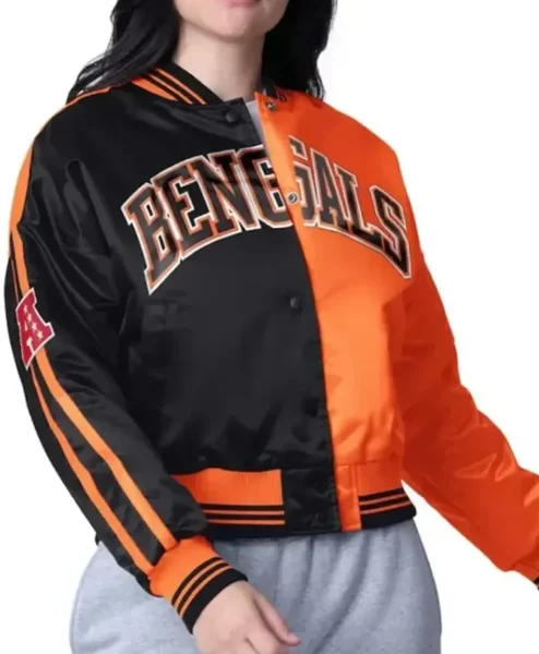 Cincinnati Bengals Black and Orange Zone Blitz Jacket