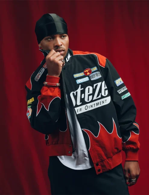 Disney Pixar Cars Shoe Palace Flames 95 Racing Jacket