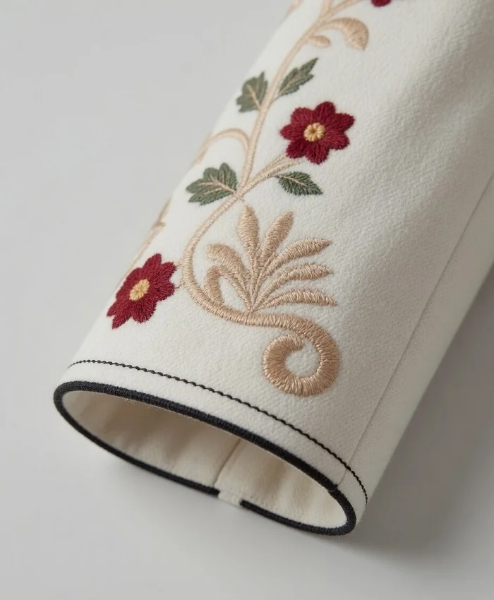 Dutton Ranch S01 Annette Bening White Floral Blazer cuff