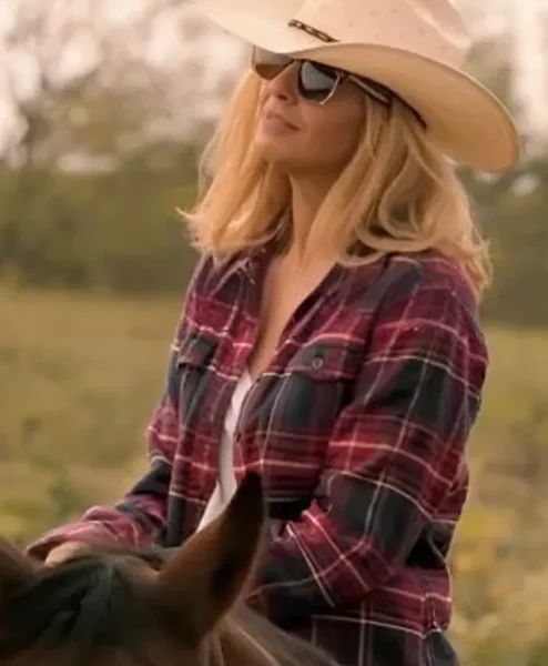 Dutton Ranch S01 Beth Dutton Plaid Jacket For Sale