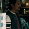 Euphoria S03 Leather Striped Sleeve Jacket