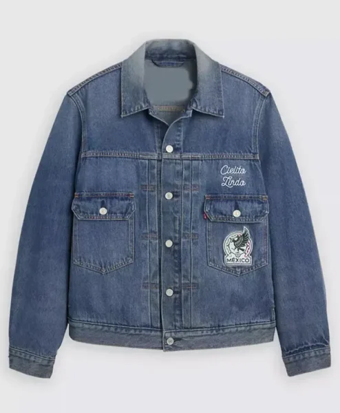 Football National Mexico Team Type II Trucker Jacket