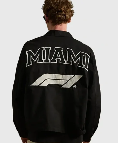 Formula 1 x Pacsun Miami Black Work Jacket