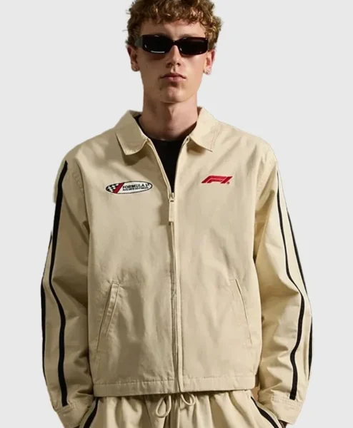 Formula 1 x Pacsun Miami Tan Brown Work Jacket