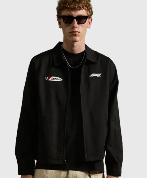 Formula 1 x Pacsun Miami Work Black Jacket