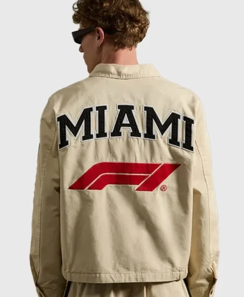 Formula 1 x Pacsun Miami Work Tan Brown Jacket