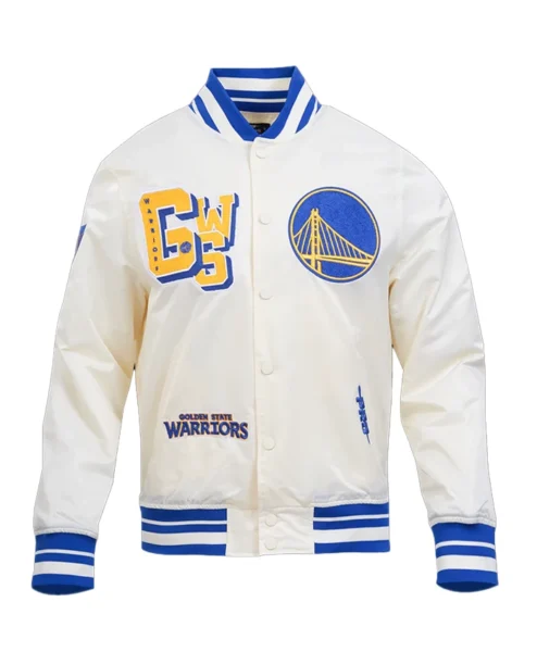 Golden State Warriors Best of Rib Satin Jacket