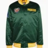Green Bay Packers Super Bowl XXXI Satin green Jacket