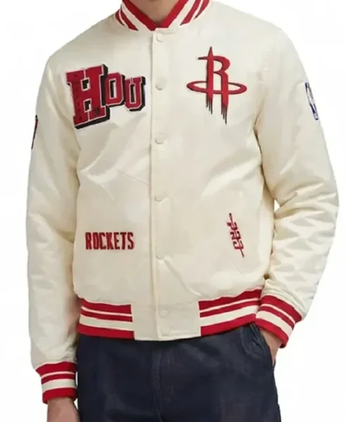 Houston Rockets Best of Satin Rib Jacket